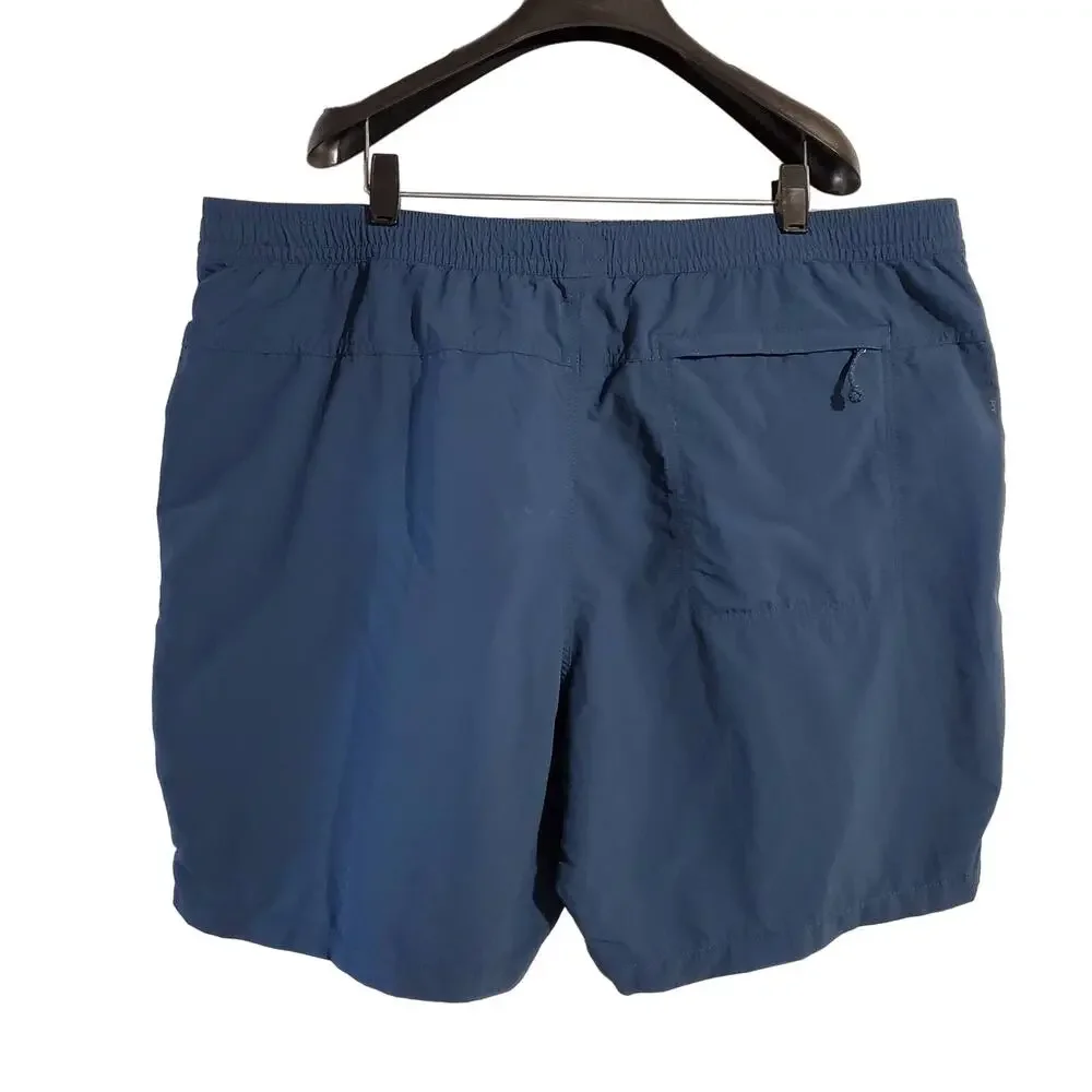 The North Face Mens Adventure Shorts Size XXL Blue Nylon Active Lightweight